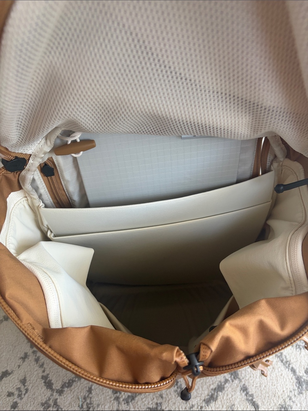 Yeti Mystery Ranch Caramel Tan Backpack with Antler Patch - Picture 3 of 5